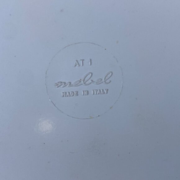 Set of 2 Mebel Melamine Botanical Floral Trays Snack Trinket Made in Italy - Picture 12 of 12